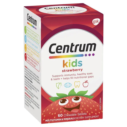 Centrum 善存複合兒童維他命咀嚼片60粒(草莓味)