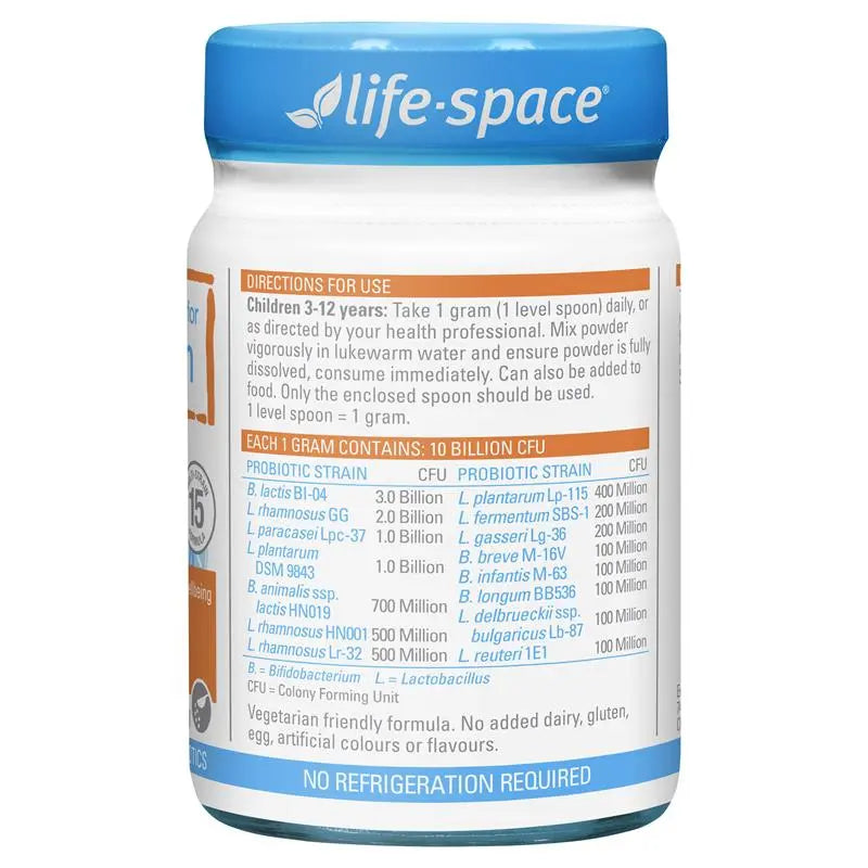 Life-Space 兒童益生菌粉 60g (3歲-12歲)
