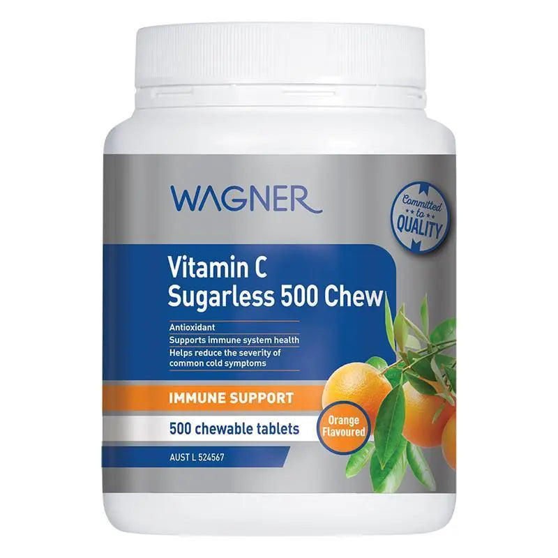 Wagner 無糖維生素 C 500mg 咀嚼錠 500錠