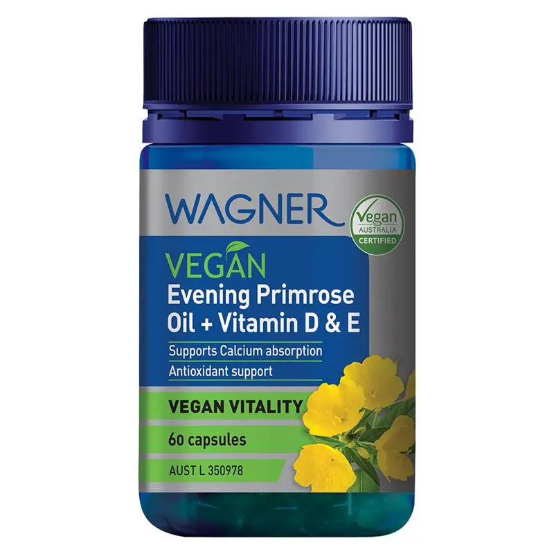 Wagner 純素月見草油維生素 D、E 複方膠囊 60粒