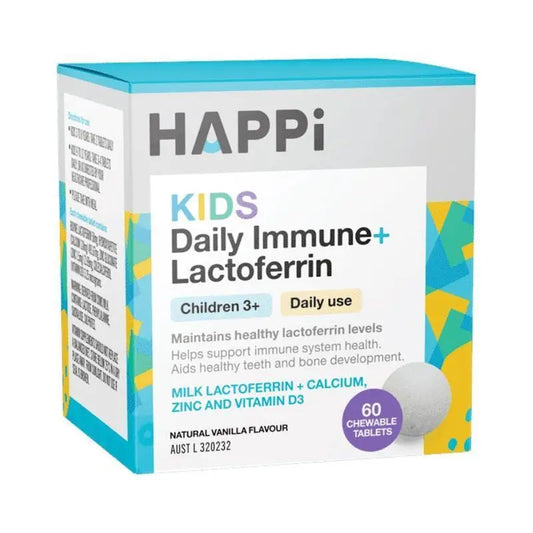 Happi Kids 兒童免疫力乳鐵蛋白咀嚼錠 60錠