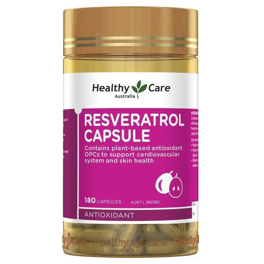 Healthy Care 葡萄白藜蘆醇膠囊 180粒