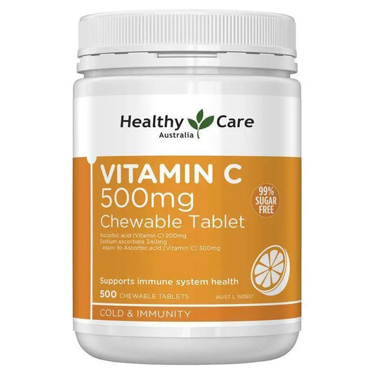 Healthy Care 維他命C咀嚼片 500粒