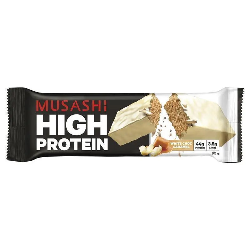 Musashi 蛋白能量棒 白巧克力焦糖口味 90g