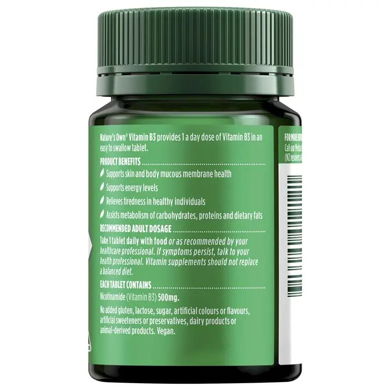 Nature's Own 維他命B3 500mg 60粒