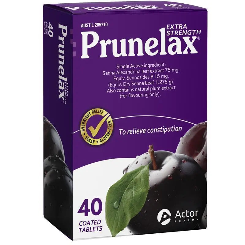 Prunelax 西梅便秘緩解片 40粒