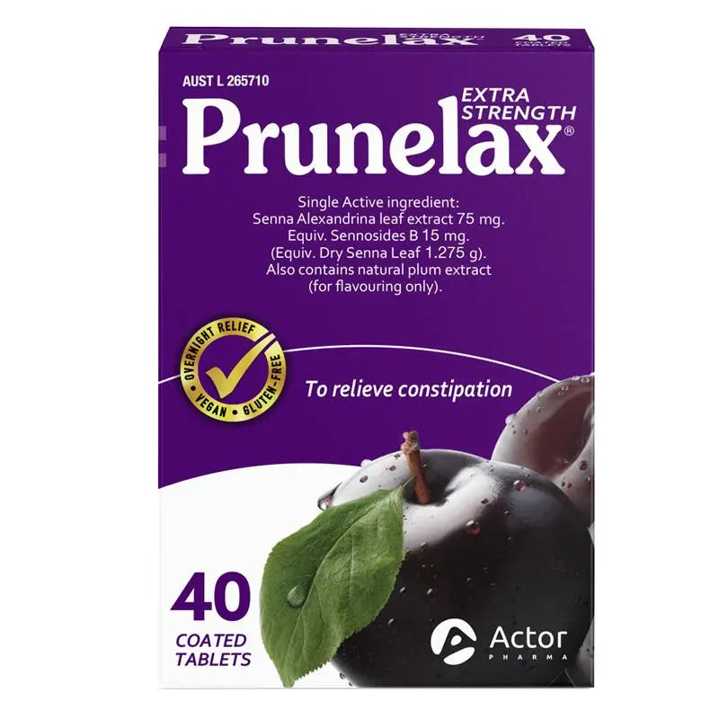 Prunelax 西梅便秘緩解片 40粒