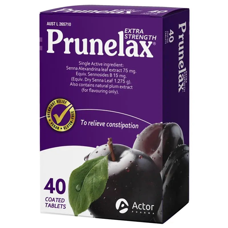 Prunelax 西梅便秘緩解片 40粒