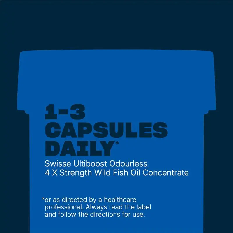 Swisse 四倍濃縮無腥味野生魚油 60粒