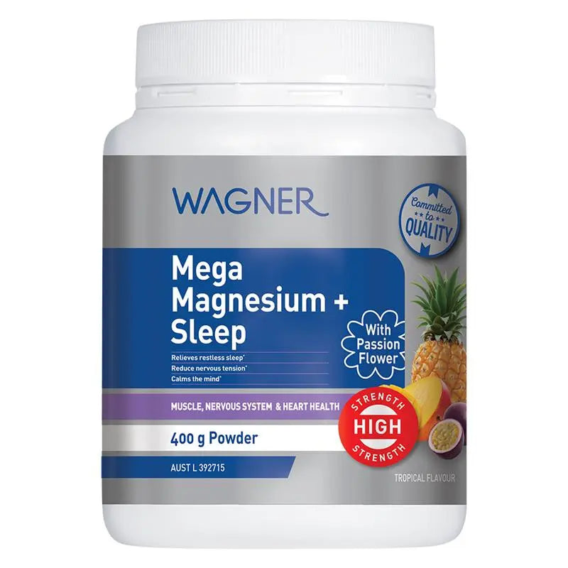 Wagner 高效鎂睡眠粉 熱帶水果口味 400g