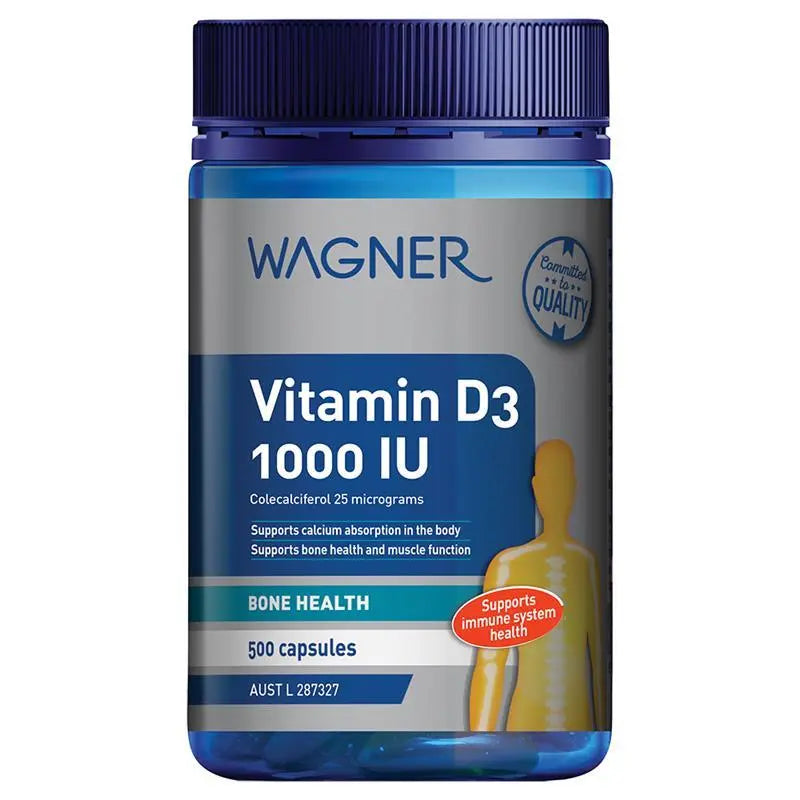Wagner 維生素 D3 1000IU 膠囊 500粒