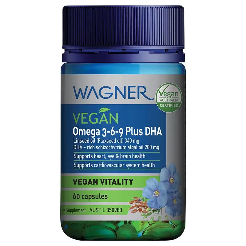 Wagner 純素 Omega 3、6、9 複方 DHA 膠囊 60粒