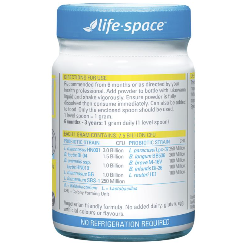 Life-Space 嬰幼兒益生菌粉 60g (6-36月)