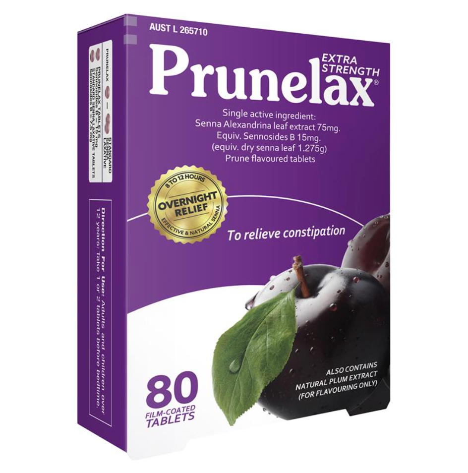 Prunelax 西梅便秘缓解片80片