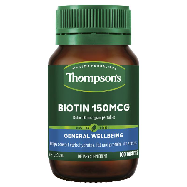 Thompson's 生物素片100粒