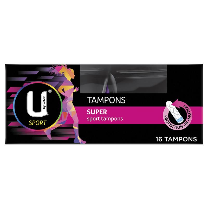 U By Kotex 運動衛生棉條(量多型)16 包